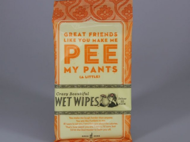 Pee My Pants Wet Wipes