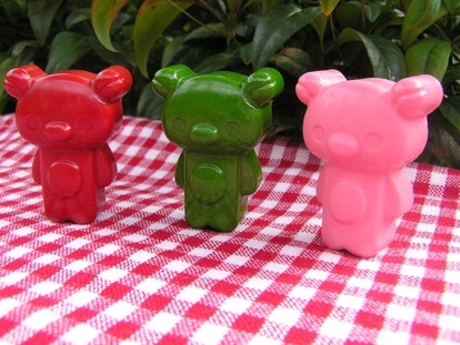 Teddy Bear Crayons (6 per packet)