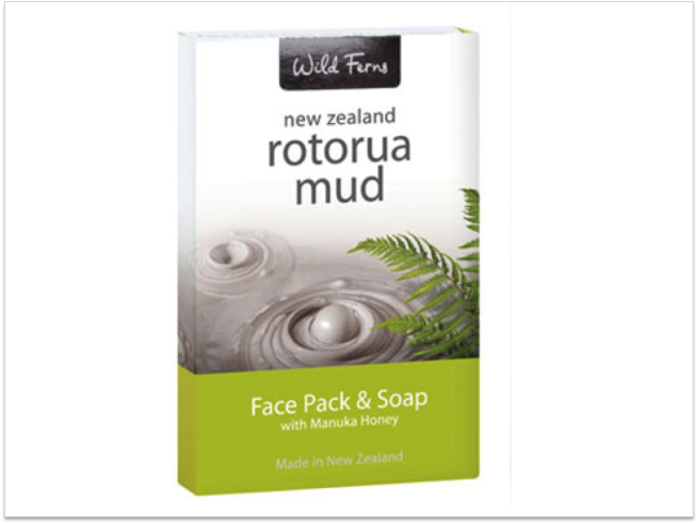 Wild Ferns Rotorua Mud Pack – Face Pack 10gm & Soap 25gm