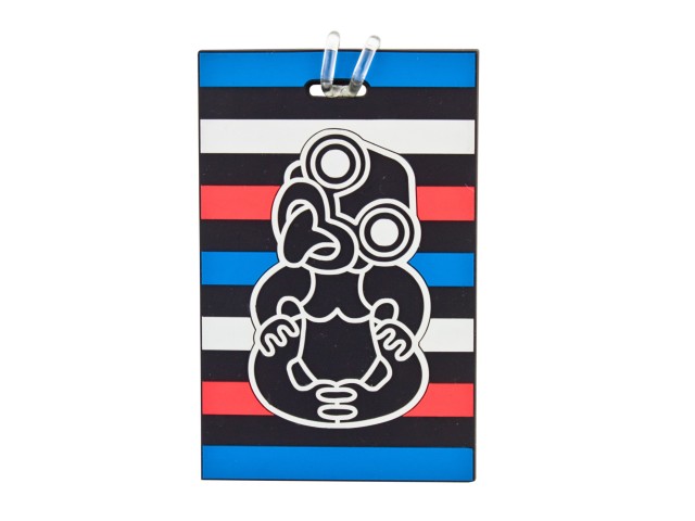 Striped Tiki Luggage Tag