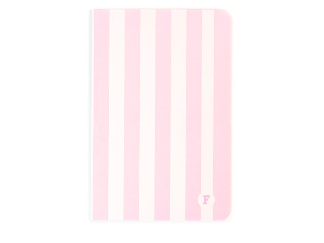 Pink Stripes A5 Notebook